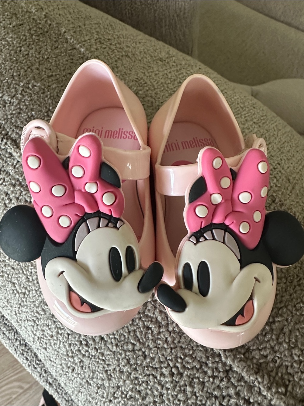 Mini Melissa Pink Minnie Mouse Mary Jane Shoes